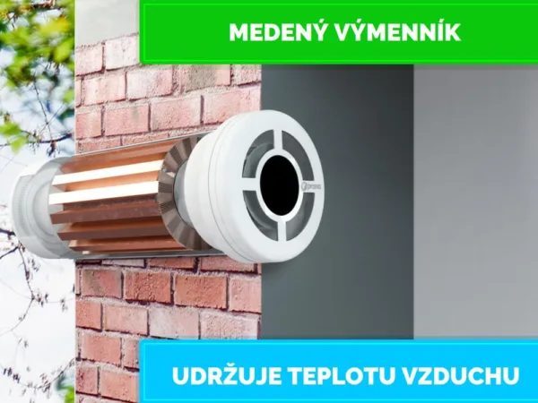 Lokálna rekuperácia s medenným výmenníkom