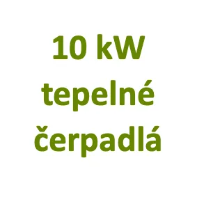 10 kW tepelné čerpadlá