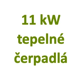 11 kW tepelné čerpadlá