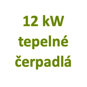 12 kW tepelné čerpadlá