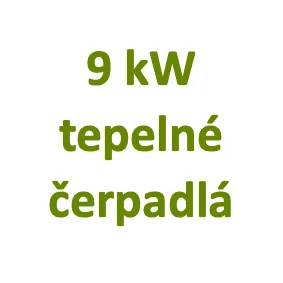 9 kW tepelné čerpadlá