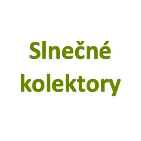 Slnečné kolektory