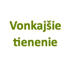 Vonkajšie tienenie